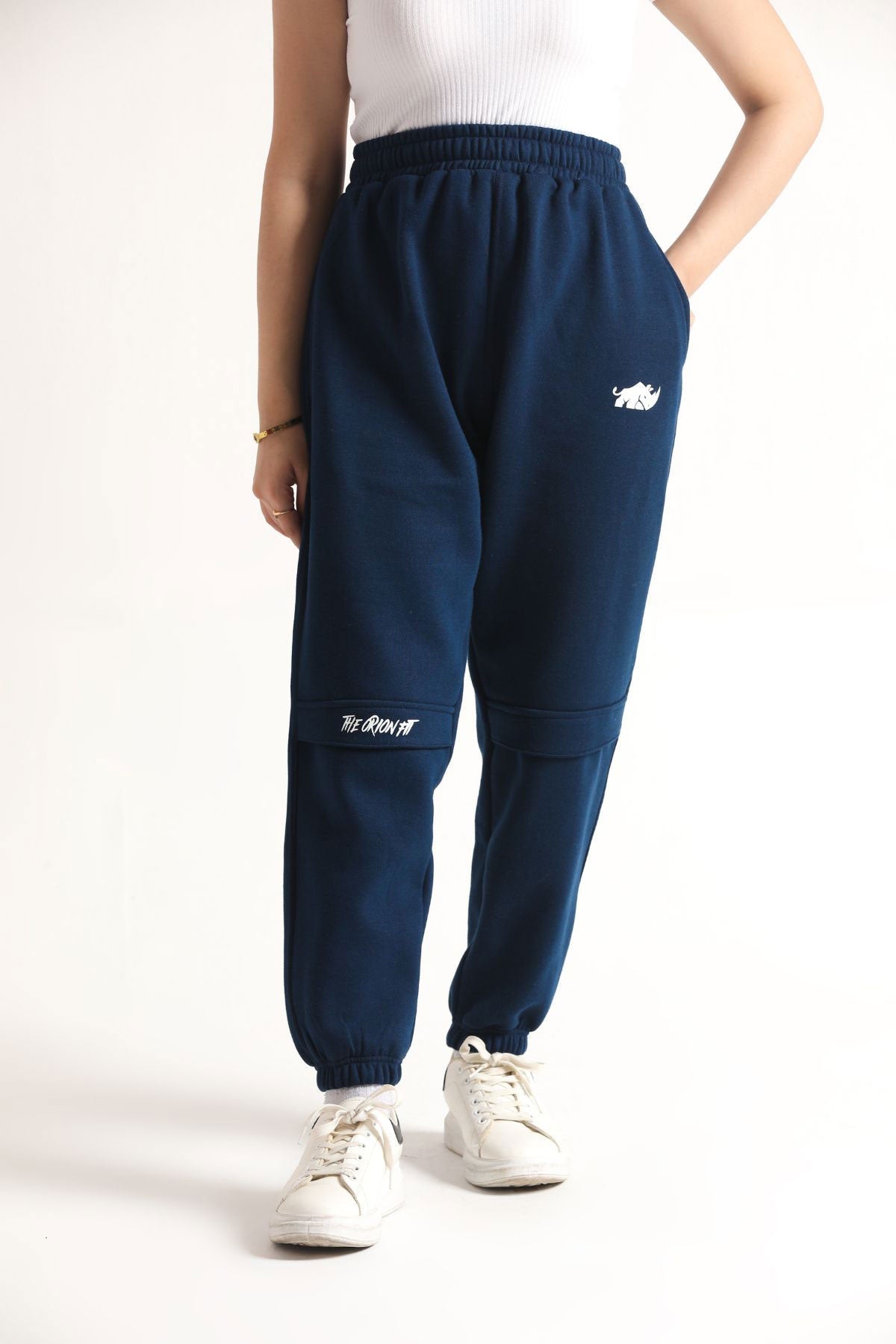 SCULPT ULTRA COMFORT CARGO TROUSERS- NAVY BLUE - The Orion Fit