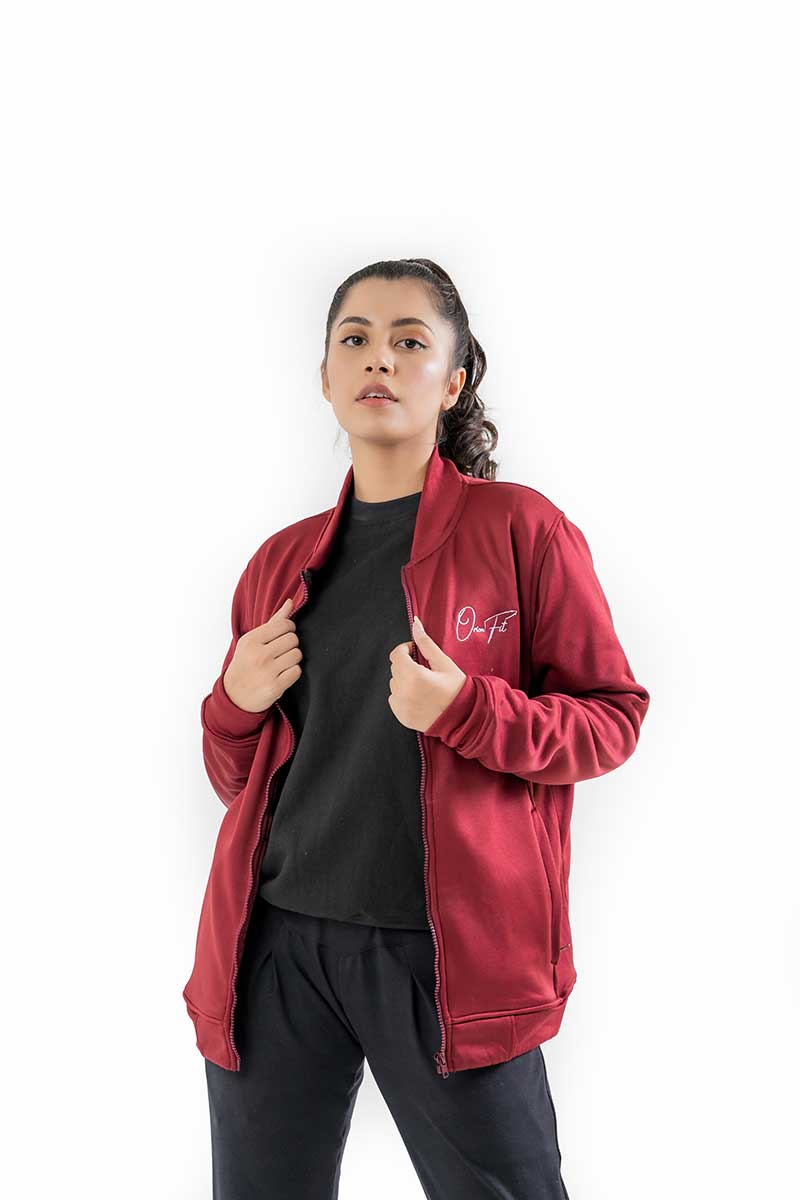 VELOCITY DRI-FIT WOMEN LOOSE FIT ZIPPER JACKET - The Orion Fit