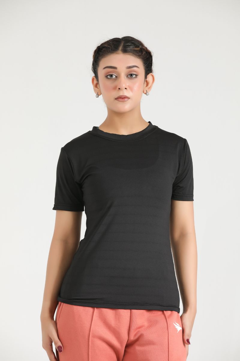 PRIME SLIM FIT TEE- BLACK