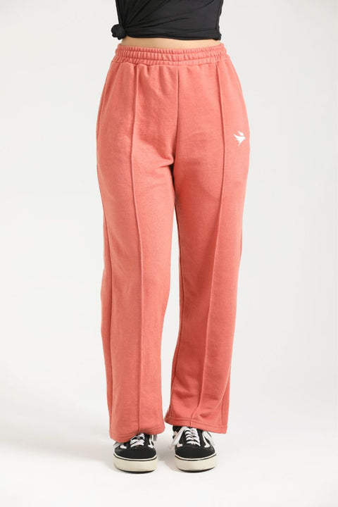 ULTRA COMFORT FLARE FIT TROUSERS-ROSE PINK