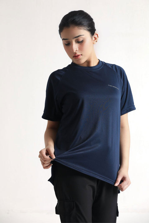 AMPLIFY DRI FIT SUPER NAVY BLUE TEE - The Orion Fit