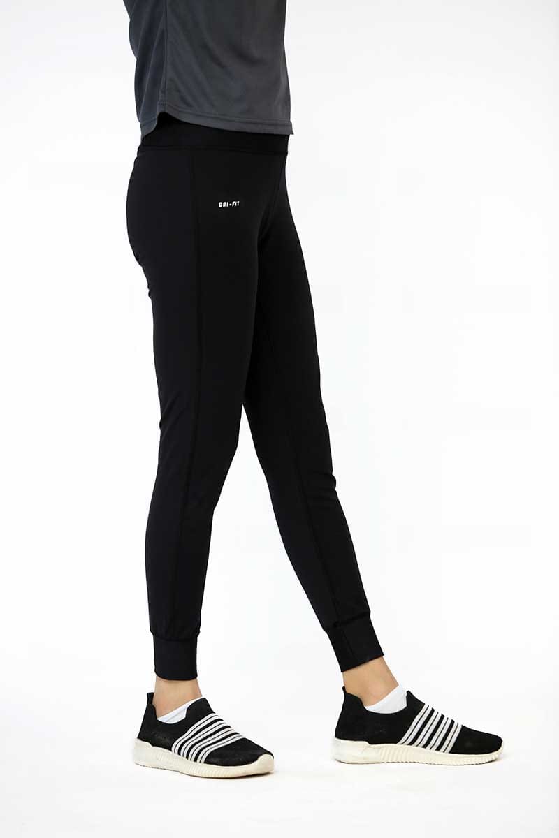 FLUX POWER LEGGINGS HIGH WAISTED-MIDNIGHT BLACK - The Orion Fit