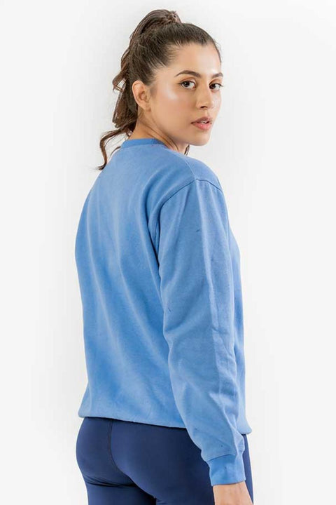 INFINITY FIT COMFORT SWEATSHIRT (BLUE) - The Orion Fit