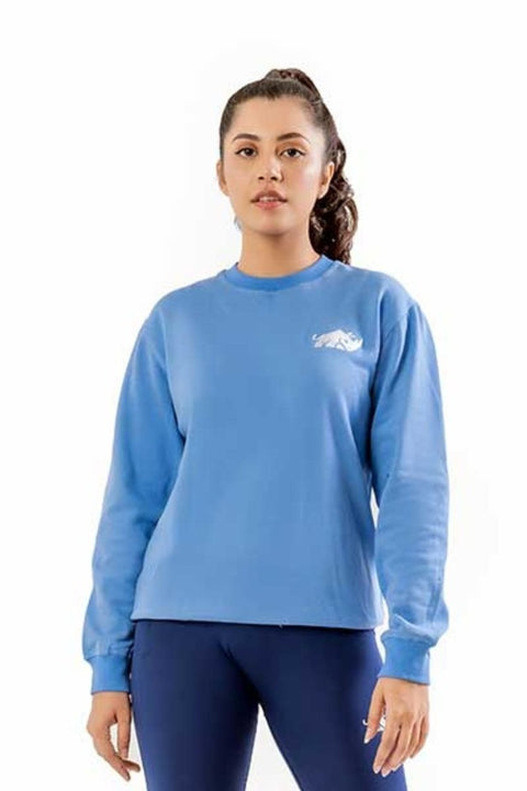 INFINITY FIT COMFORT SWEATSHIRT (BLUE) - The Orion Fit