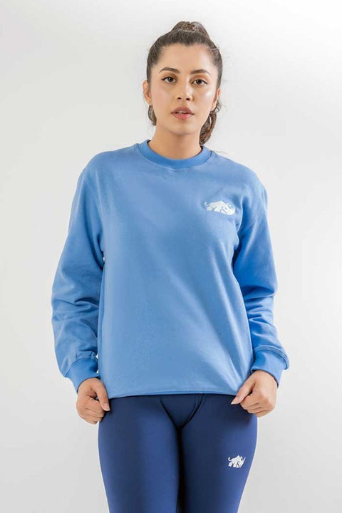 INFINITY FIT COMFORT SWEATSHIRT (BLUE) - The Orion Fit