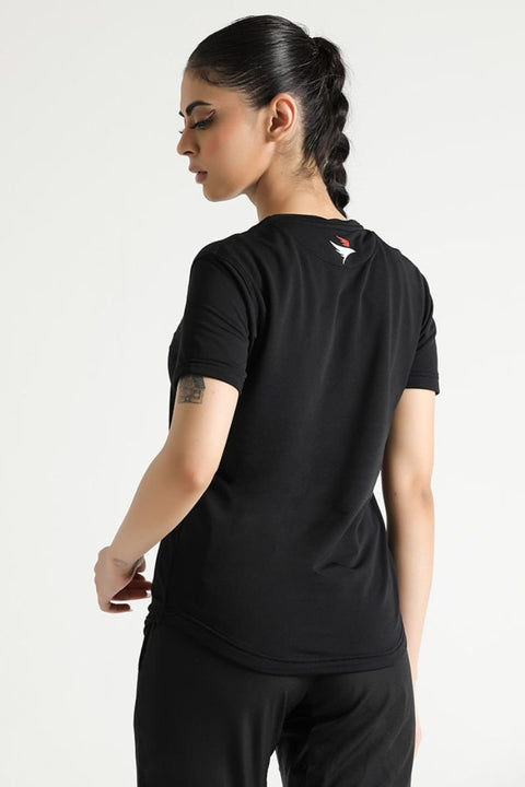 LUNA NOIR FLEX FIT SHIRT-(BLACK) - The Orion Fit