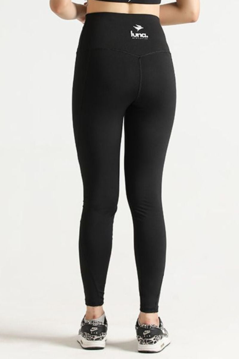 LUNA ULTRA FLEX HIGH WAISTED LUXE LEGGING (BLACK) - The Orion Fit