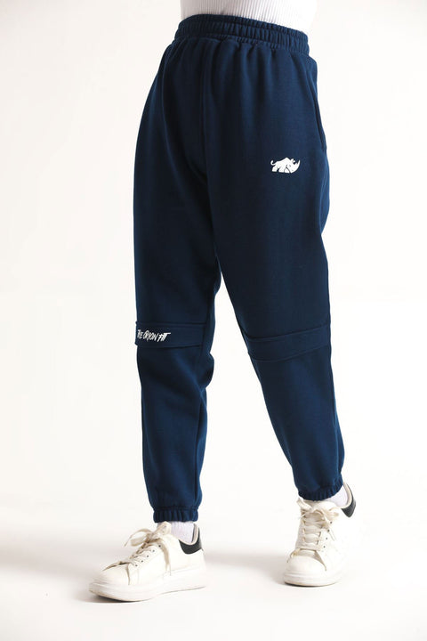 SCULPT ULTRA COMFORT CARGO TROUSERS- NAVY BLUE - The Orion Fit