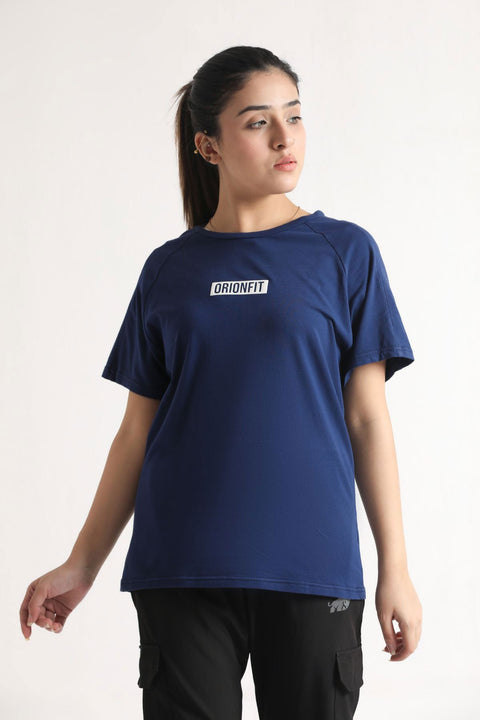 ULTRA BLUE COTTON COMFORT TEE - The Orion Fit