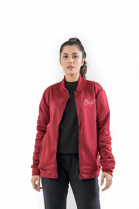 VELOCITY DRI-FIT WOMEN LOOSE FIT ZIPPER JACKET - The Orion Fit