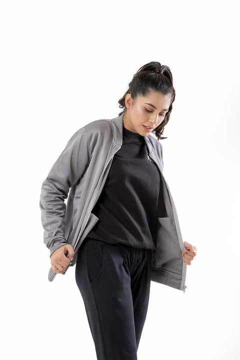 VELOCITY DRI-FIT WOMEN LOOSE FIT ZIPPER JACKET - The Orion Fit