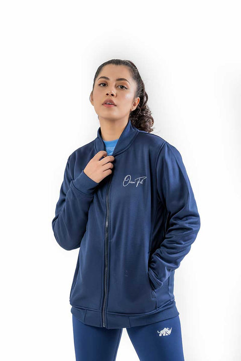 VELOCITY DRI-FIT WOMEN LOOSE FIT ZIPPER JACKET - The Orion Fit